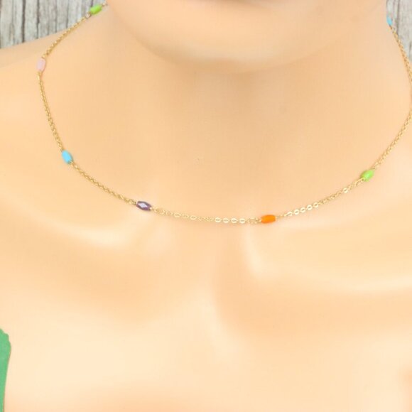 Minimalist Necklace Chain, Elegant Jewelry for Women & Girls | MLCRC1948 - Picture 6 of 10